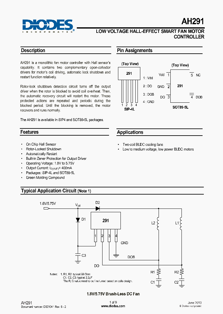 AH291_5038086.PDF Datasheet