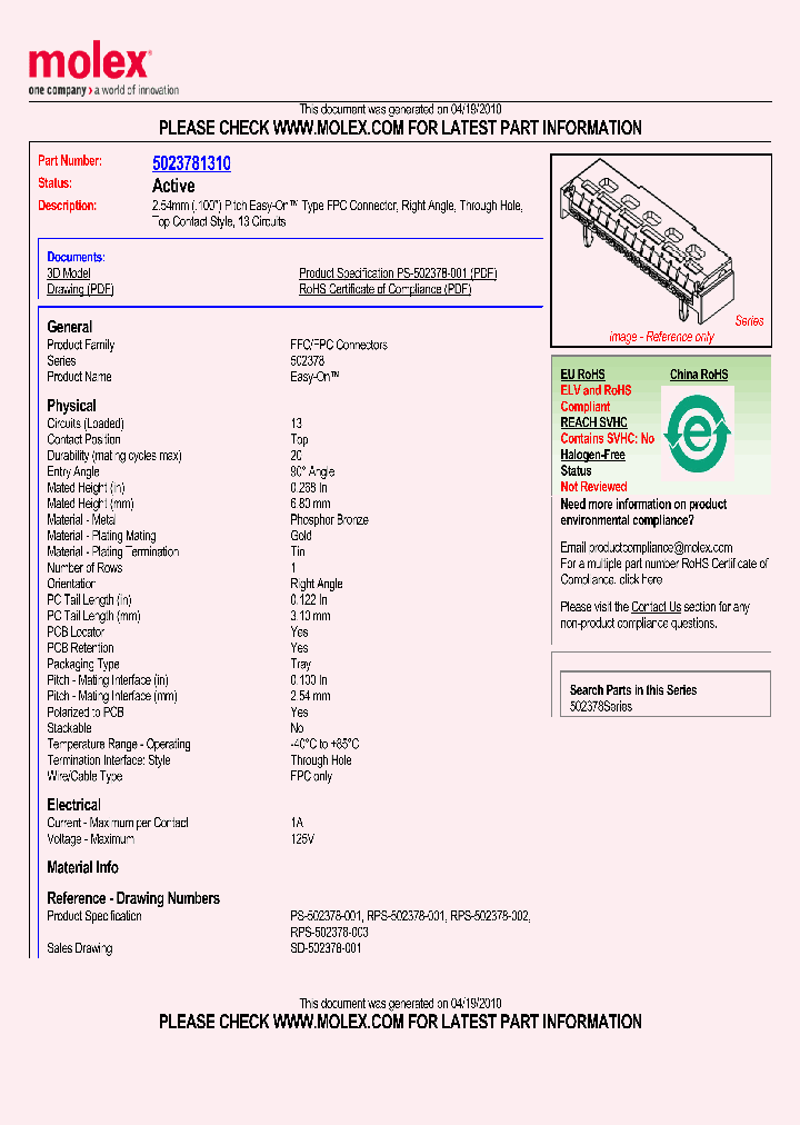 502378-1310_5038204.PDF Datasheet