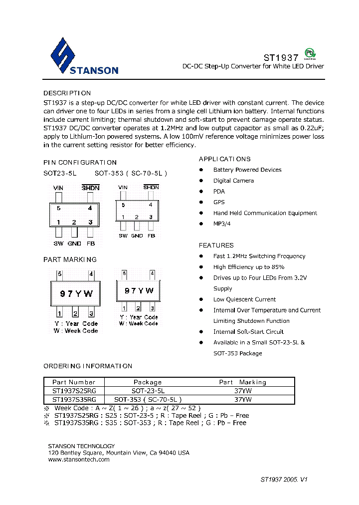 ST1937S25RG_5038500.PDF Datasheet