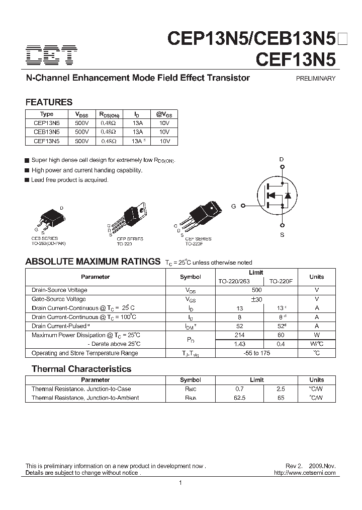 CEB13N5_5038688.PDF Datasheet