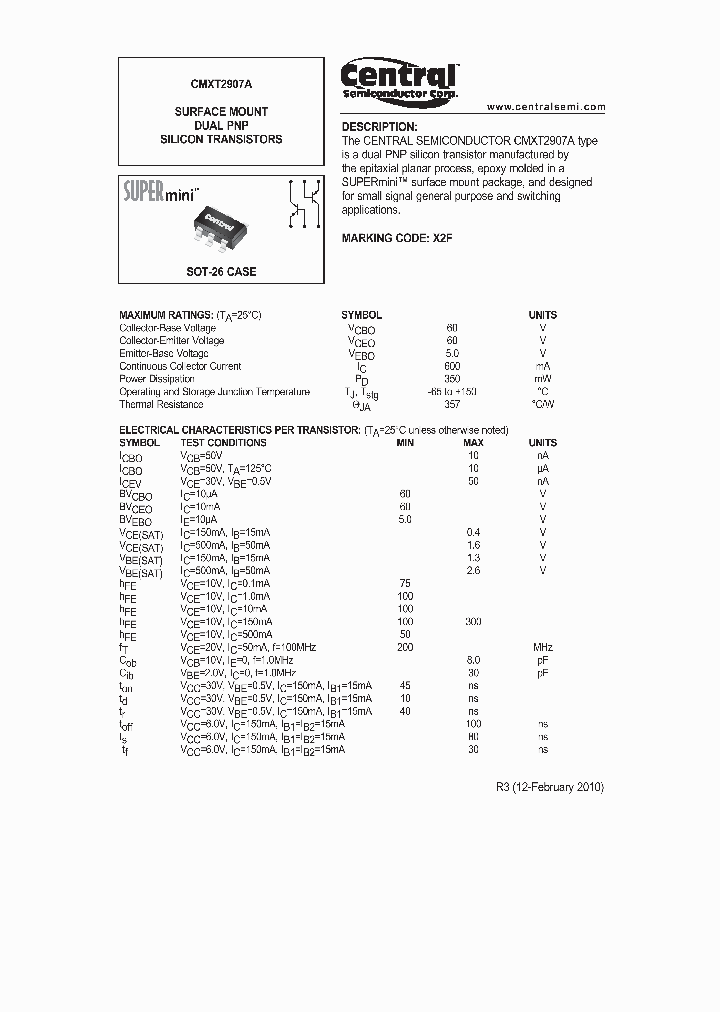 CMXT2907A10_5039407.PDF Datasheet