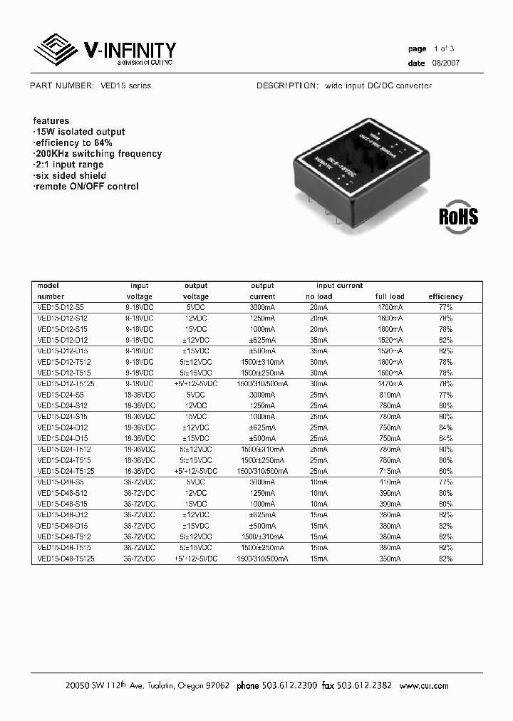 VED15-D48-D12_5039855.PDF Datasheet