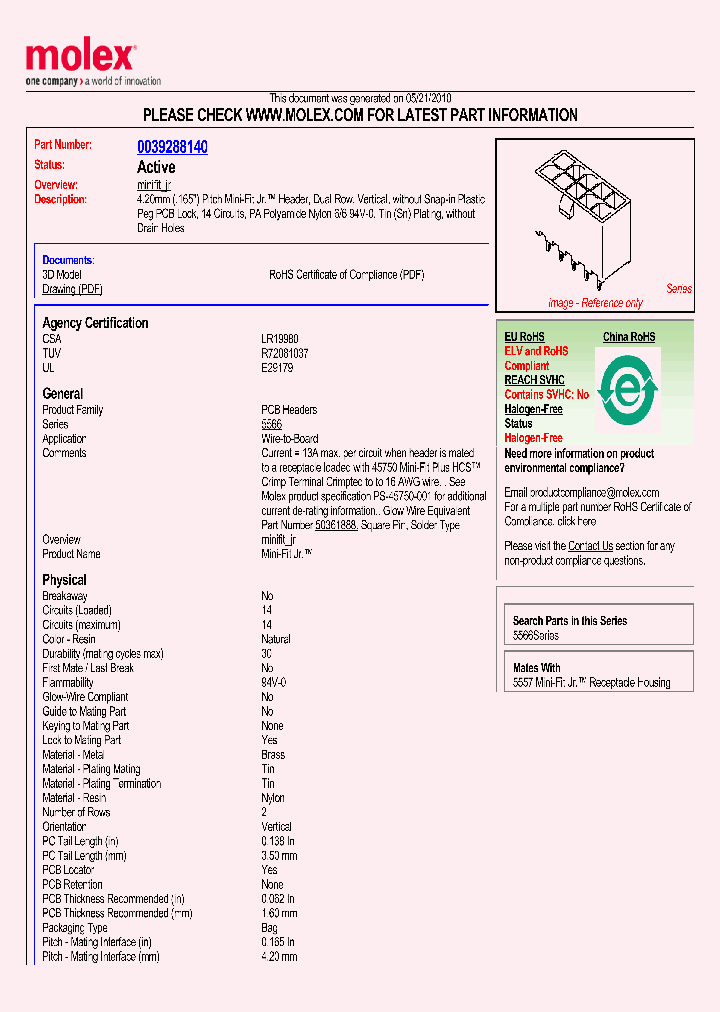0039288140_5040232.PDF Datasheet