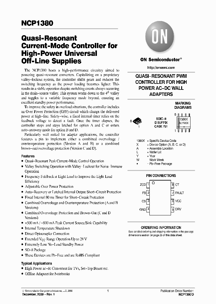 NCP1380_5040820.PDF Datasheet