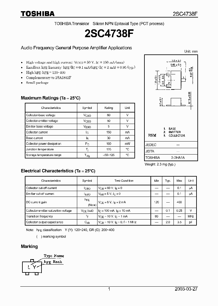 2SC4738F03_5041227.PDF Datasheet