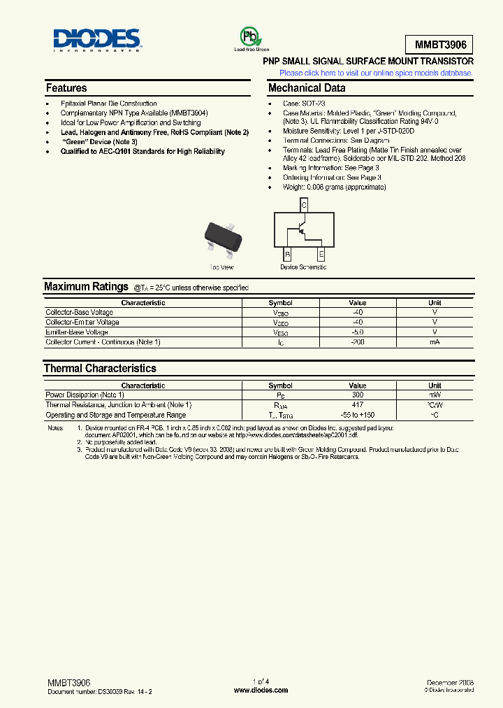 MMBT390608_5041397.PDF Datasheet