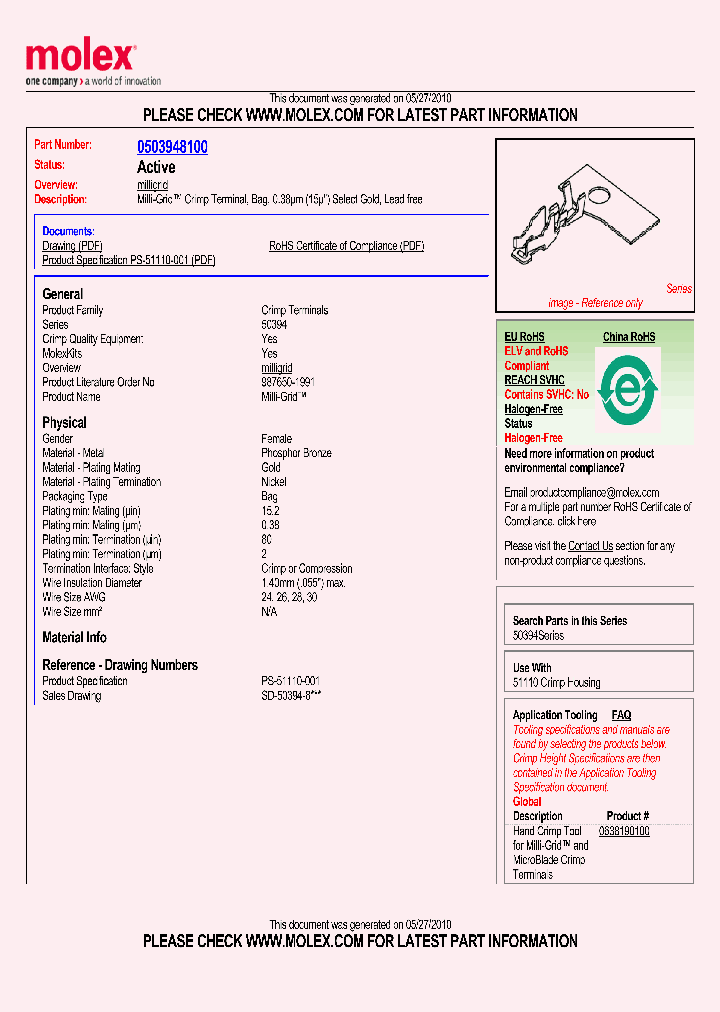 50394-8100_5041497.PDF Datasheet