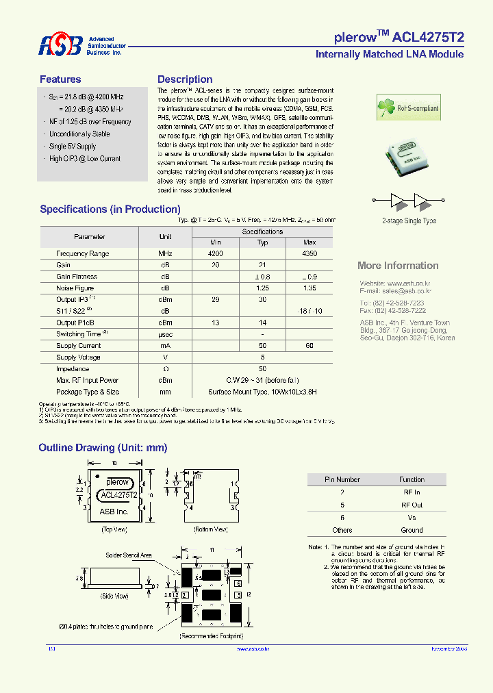 ACL4275T2_5042292.PDF Datasheet
