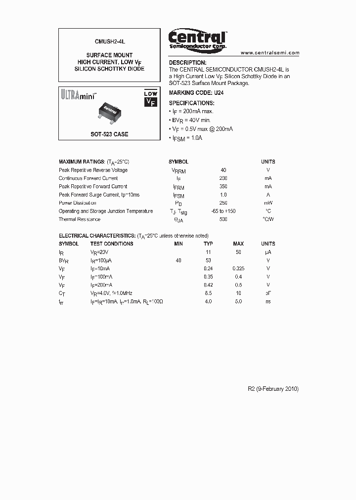 CMUSH2-4L10_5042792.PDF Datasheet