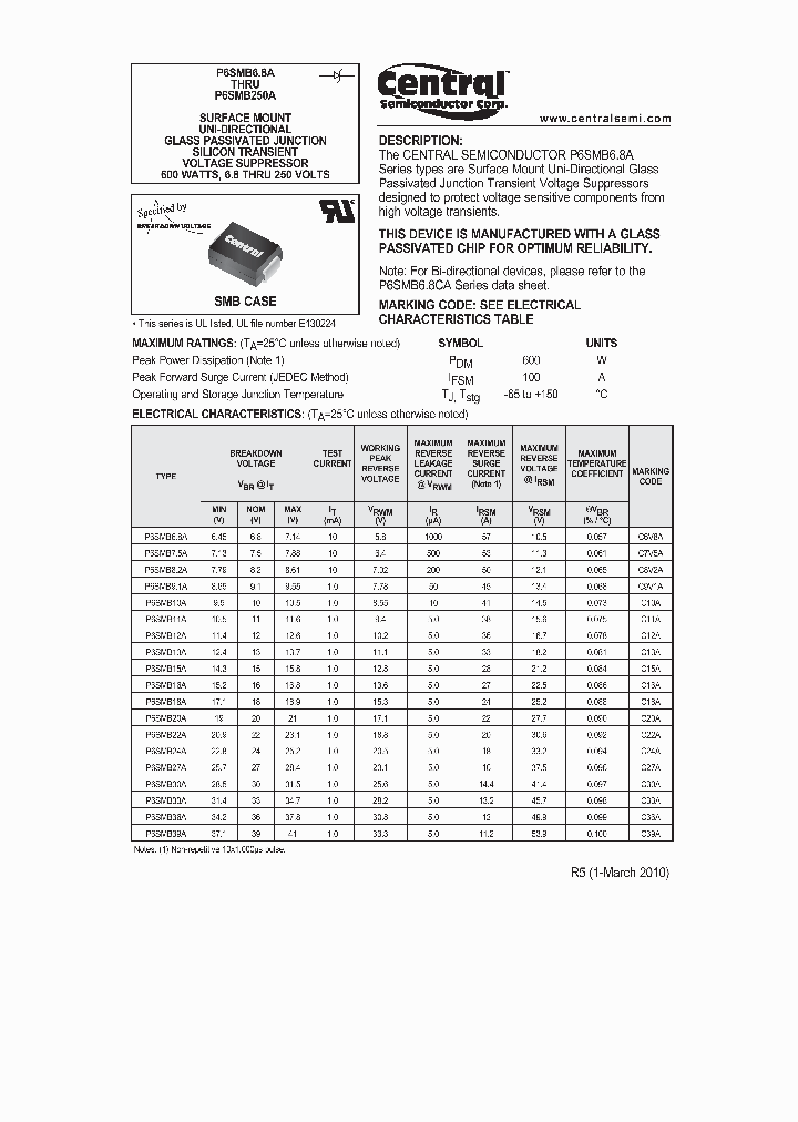 P6SMB68A_5042897.PDF Datasheet