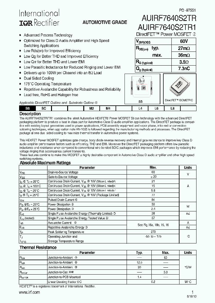 AUIRF7640S2TR_5043048.PDF Datasheet