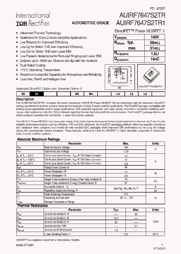 AUIRF7647S2TR_5043050.PDF Datasheet