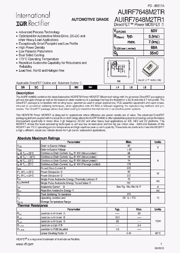 AUIRF7648M2TR_5043052.PDF Datasheet