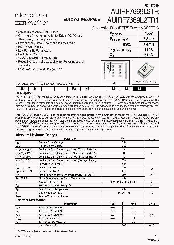 AUIRF7669L2TR1_5043055.PDF Datasheet