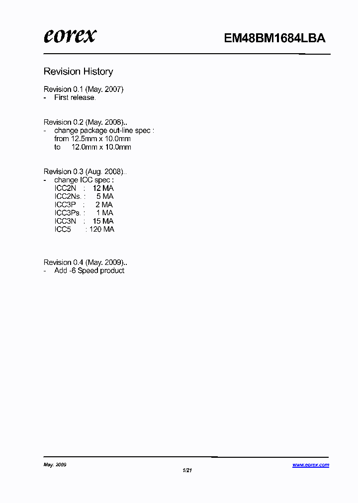 EM48BM1684LBA-6E_5043105.PDF Datasheet