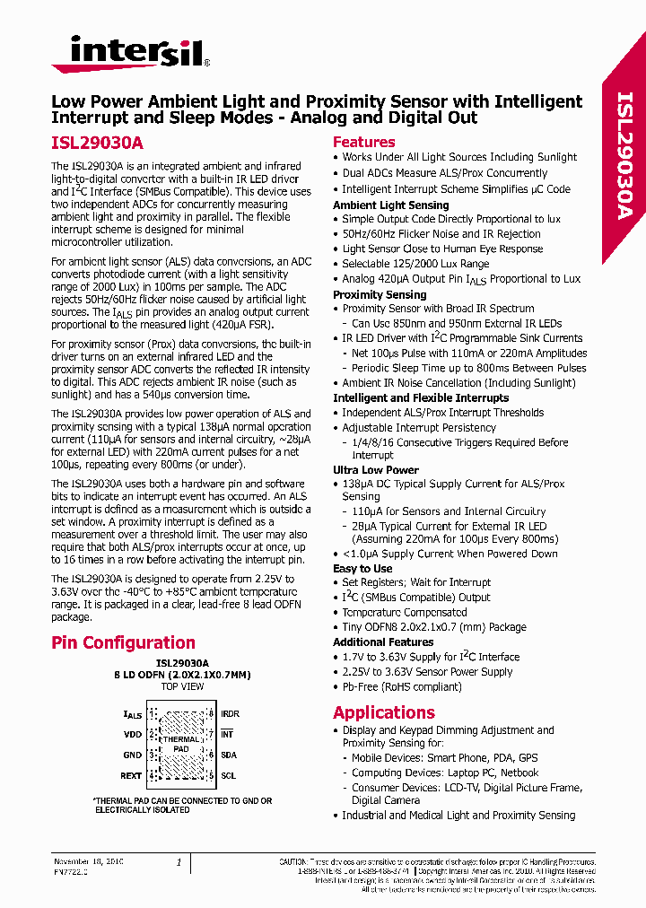 ISL29030A_5044102.PDF Datasheet
