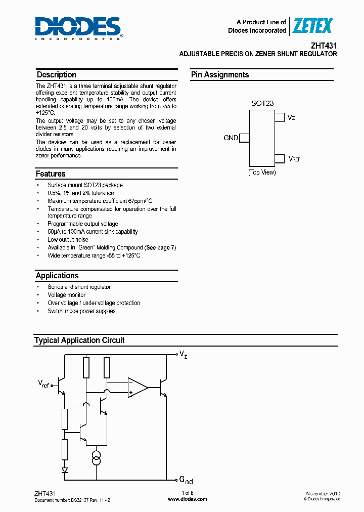 ZHT431_5044320.PDF Datasheet