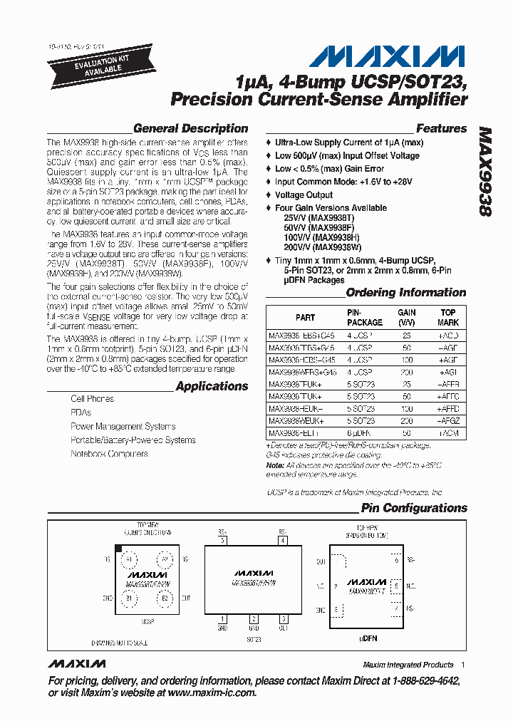 MAX993811_5045011.PDF Datasheet