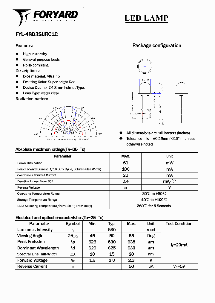 FYL-48D3SURC1C_5045218.PDF Datasheet