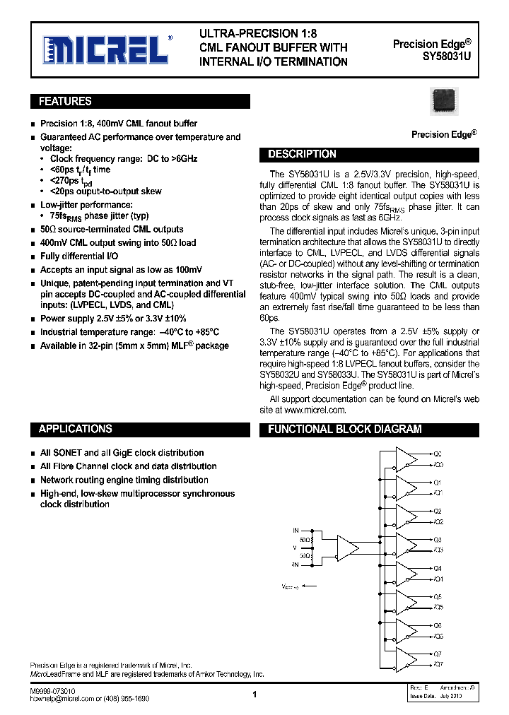 SY58031U10_5045514.PDF Datasheet