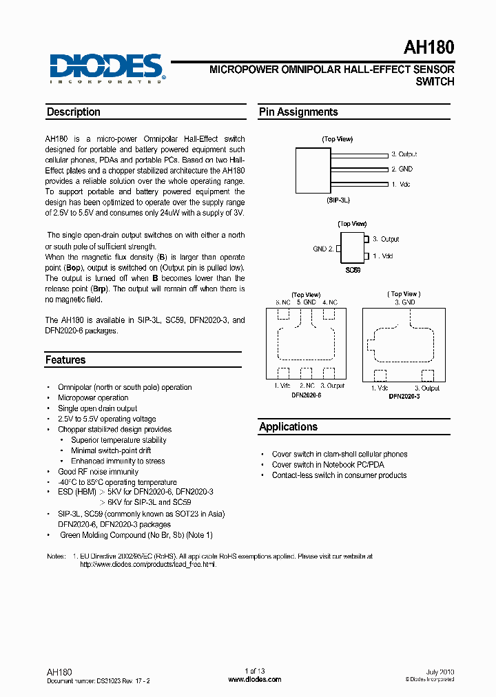 AH18010_5045524.PDF Datasheet