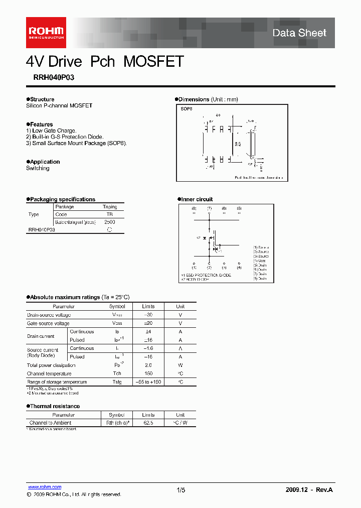 RRH040P03_5046015.PDF Datasheet