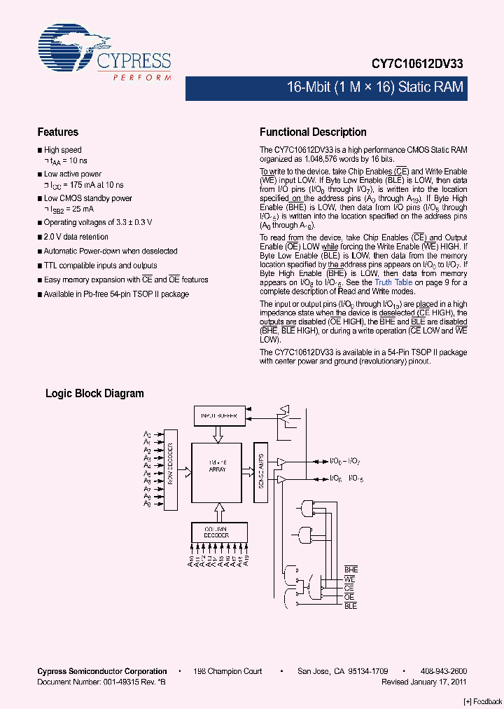 CY7C10612DV33_5046343.PDF Datasheet