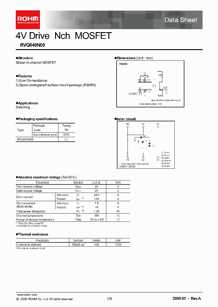 RVQ040N05_5048289.PDF Datasheet