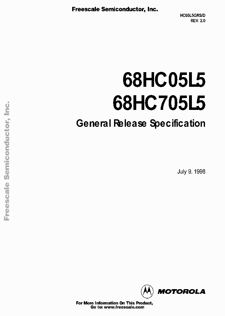 MC68HC705L5FU_5048711.PDF Datasheet