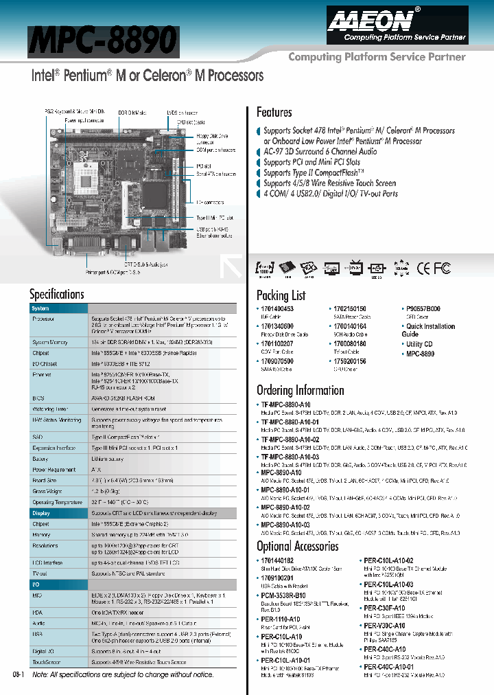 MPC-8890_5048918.PDF Datasheet