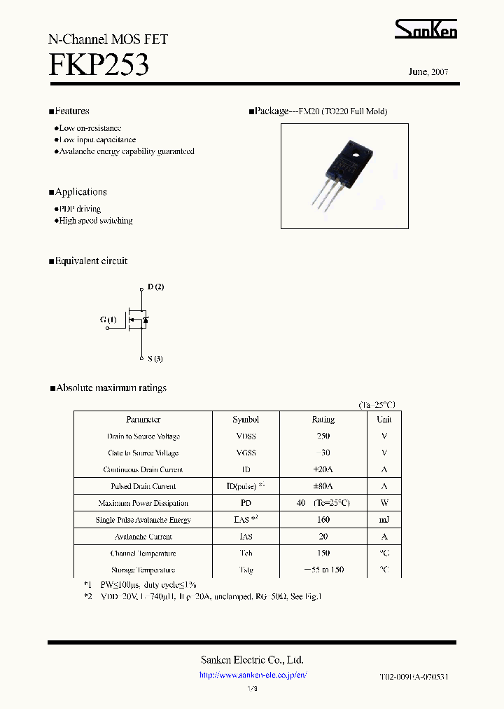 FKP253_5048931.PDF Datasheet