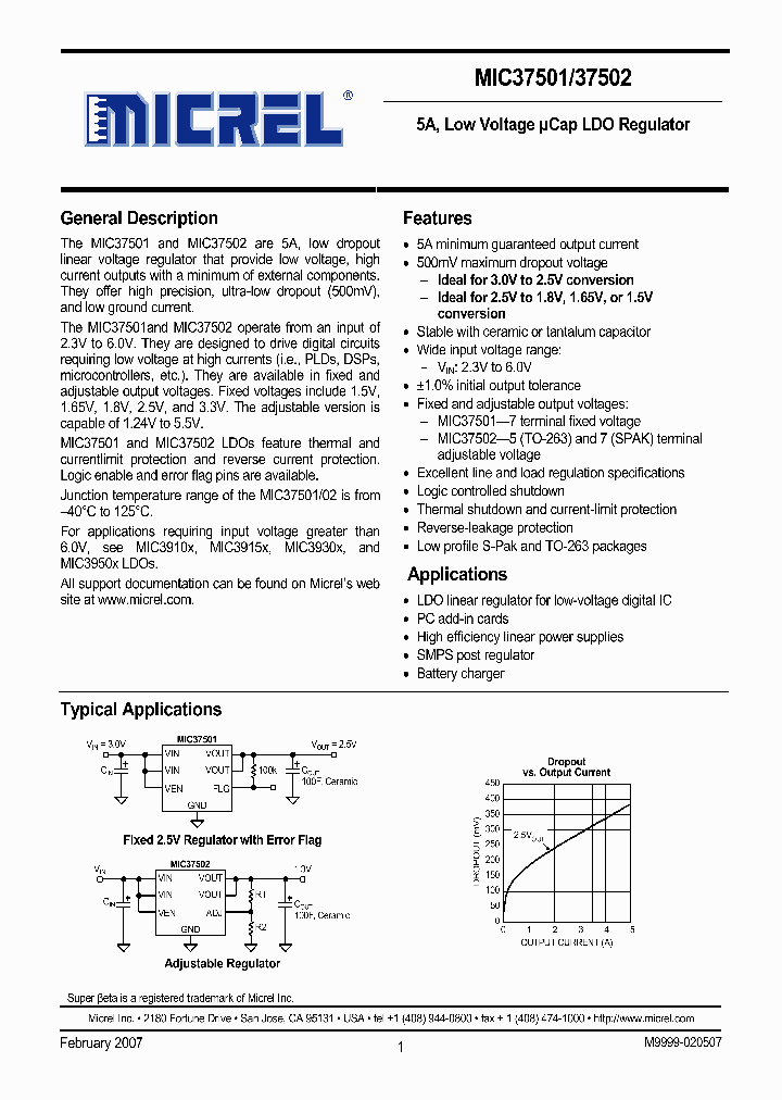 MIC37501-15WR_5049480.PDF Datasheet