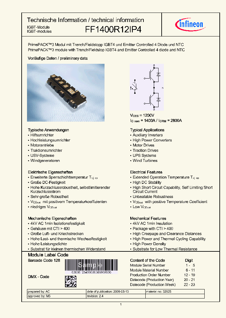 FF1400R12IP4_5049492.PDF Datasheet