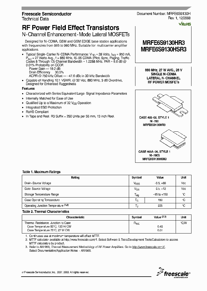 MRFE6S9130HR3_5049549.PDF Datasheet