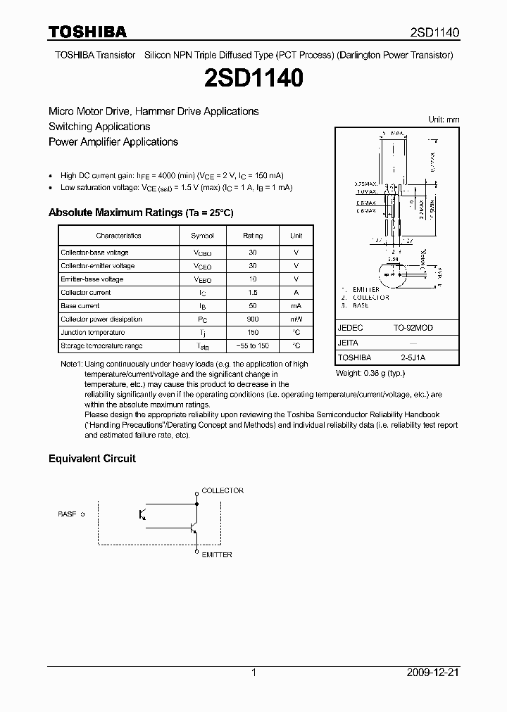 2SD1140_5049606.PDF Datasheet