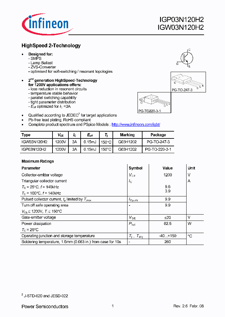IGP03N120H208_5050159.PDF Datasheet