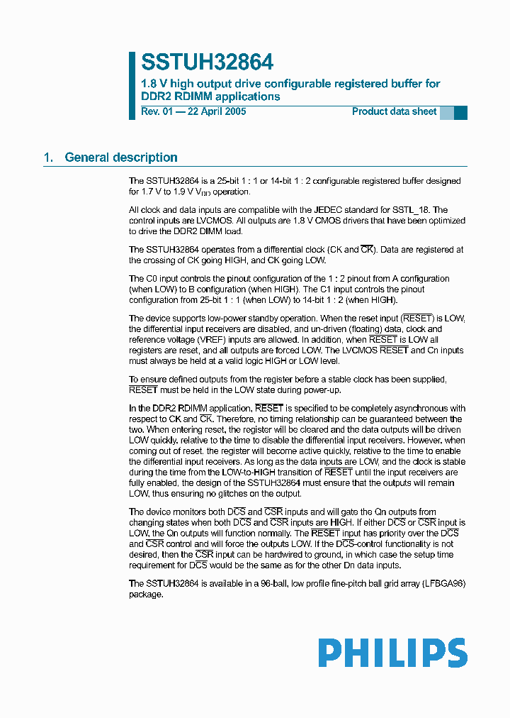 SSTUH32864_5050224.PDF Datasheet