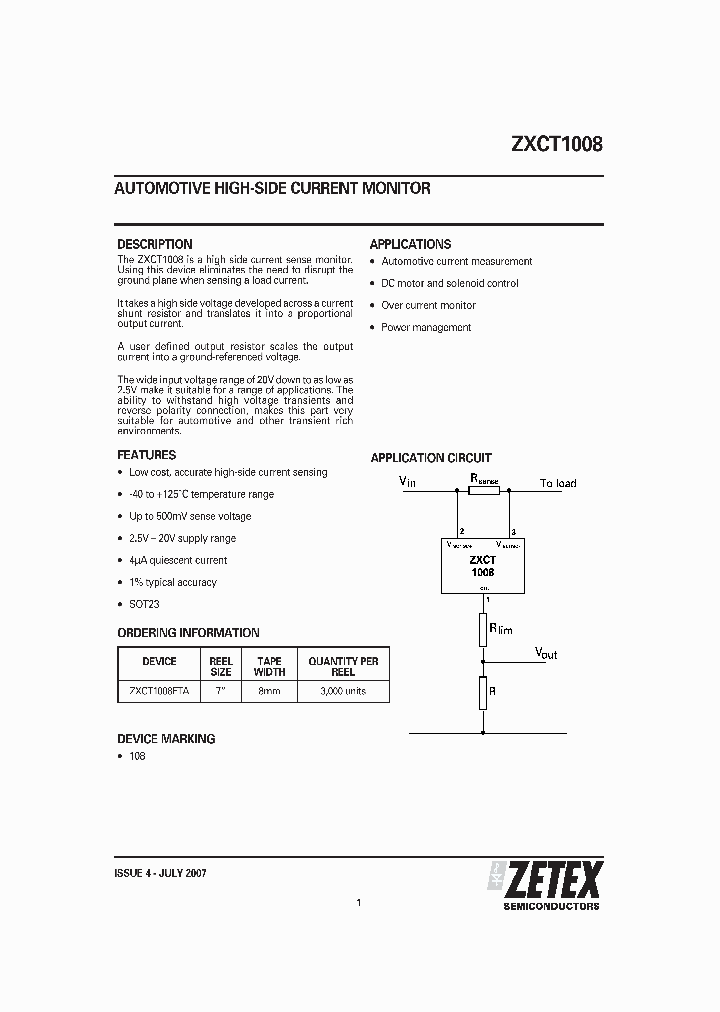 ZXCT1008_5050656.PDF Datasheet