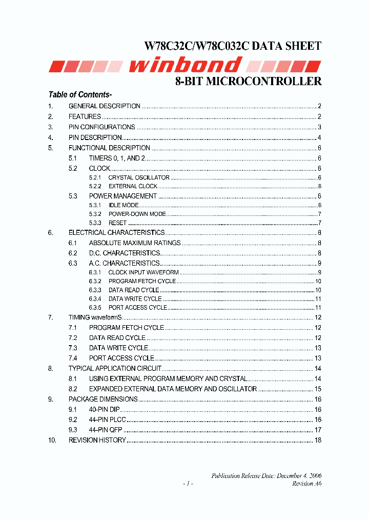 W78C32C06_5051434.PDF Datasheet