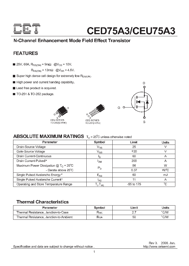 CEU75A3_5051643.PDF Datasheet