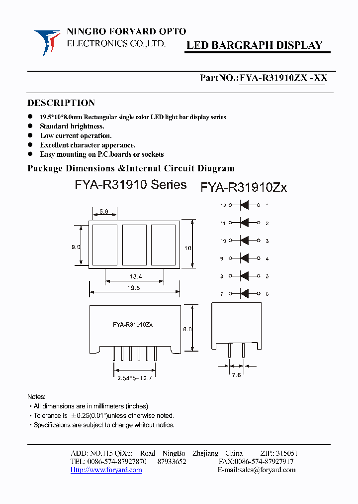 FYA-R31910ZX_5051750.PDF Datasheet