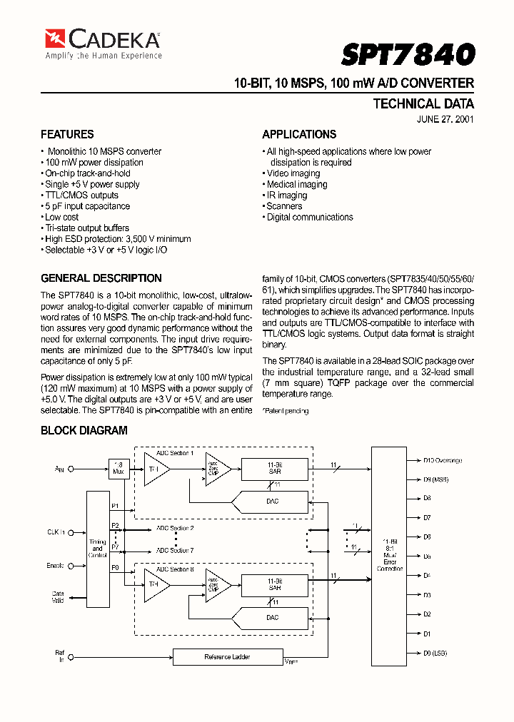 SPT7840SCT_5052467.PDF Datasheet