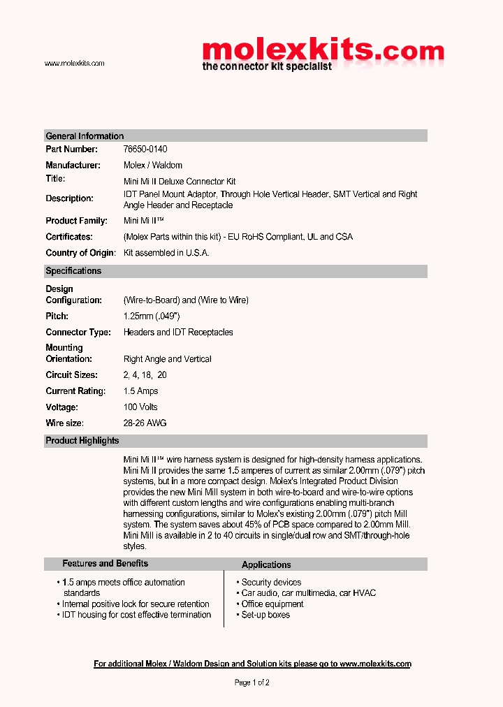 76650-0140_5052549.PDF Datasheet