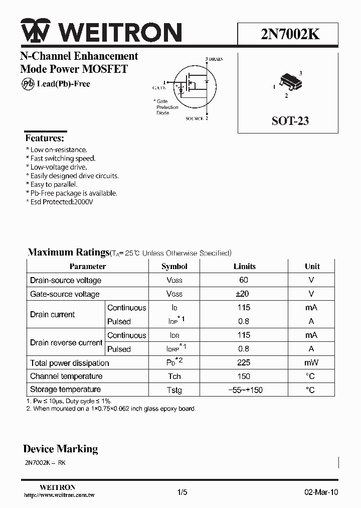 2N7002K10_5053309.PDF Datasheet