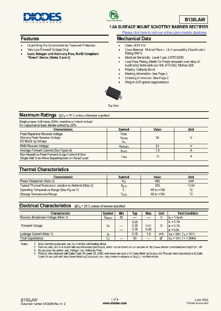 B130LAW-7-F_5053452.PDF Datasheet