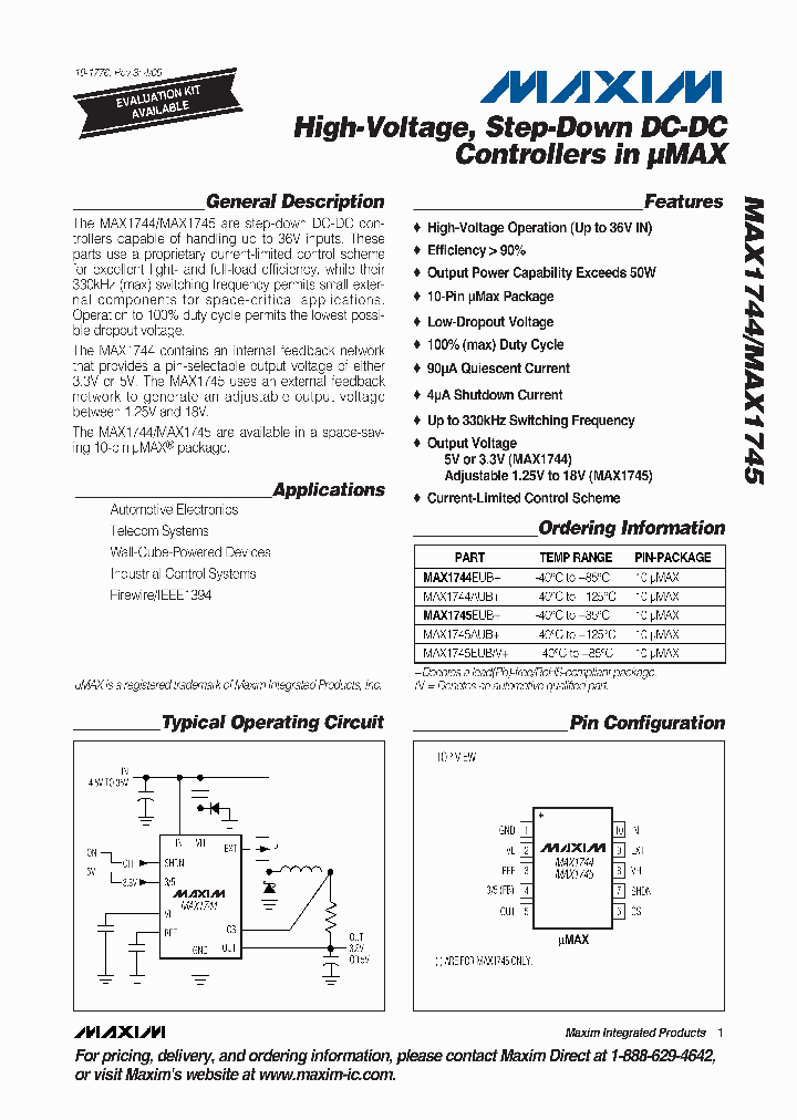 MAX1744AUB_5054641.PDF Datasheet