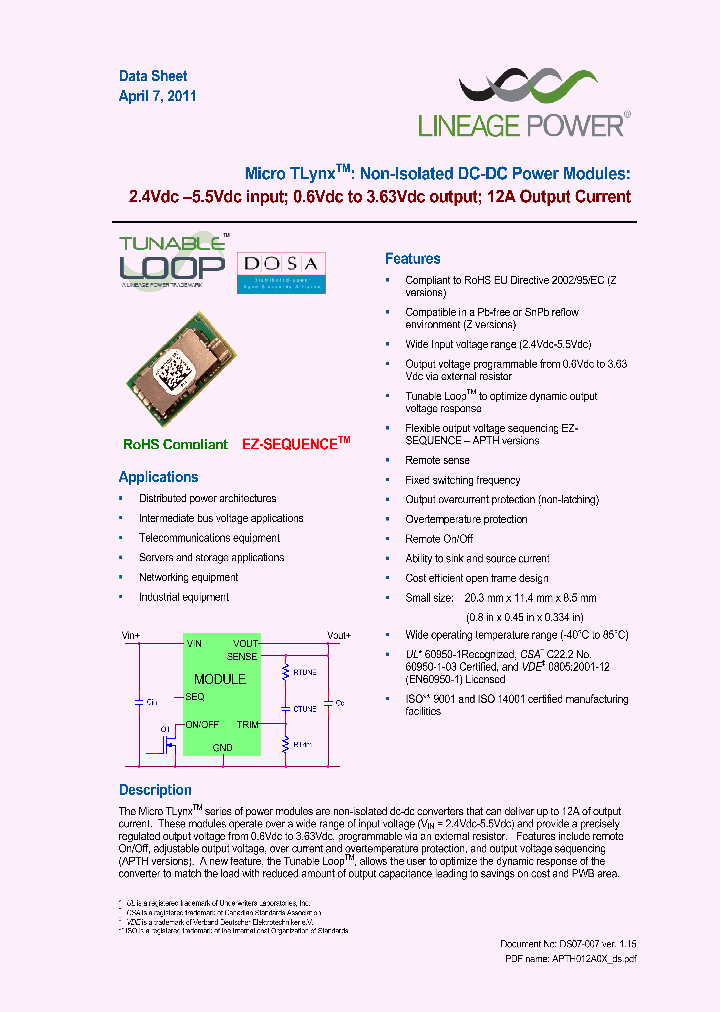 APTH012A0X10_5054684.PDF Datasheet
