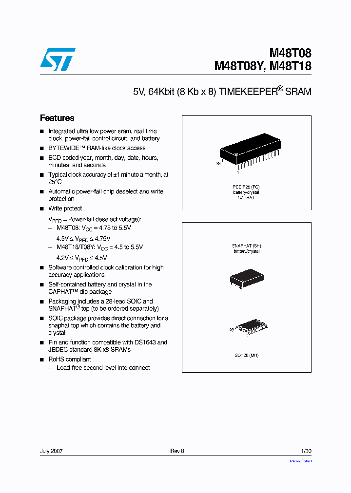 M48T08_5057480.PDF Datasheet