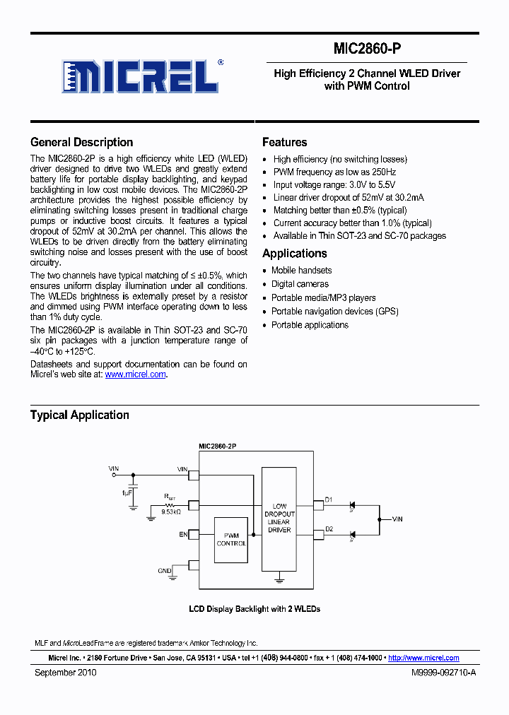 MIC2860-2PYC6_5057525.PDF Datasheet