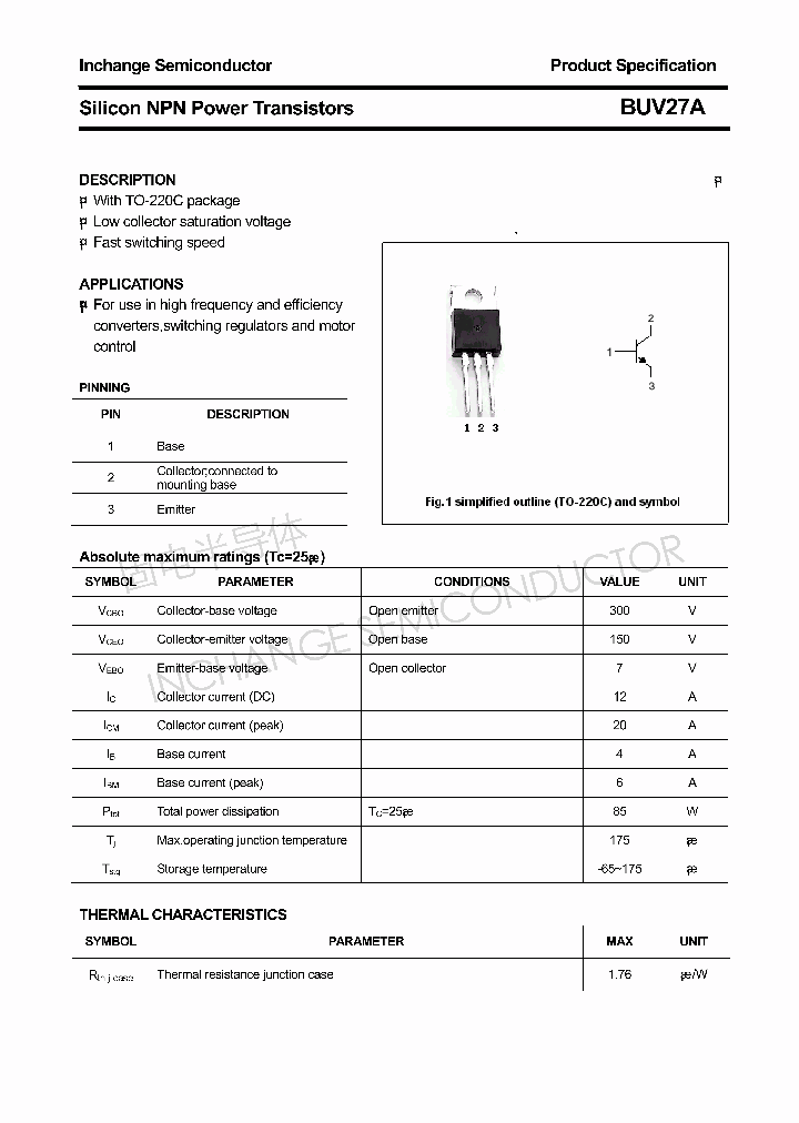 BUV27A_5057560.PDF Datasheet
